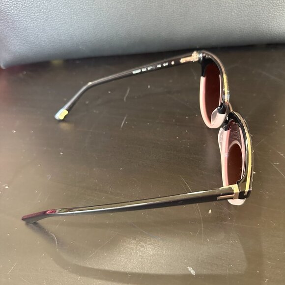 TED BAKER Two Tone Black & Pink Cat Eye Sunglasses - Picture 5 of 10